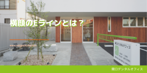 横顔のEラインとは?